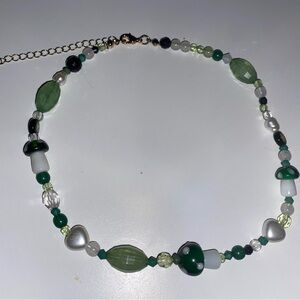 Urban outfitters Green Beaded Necklace